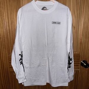 Lurking Class SKETCHY TANK PRAY PANTHER LONG SLEEVE T-SHIRT WHITE